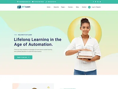 Education & Online Courses WordPress Theme