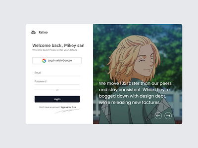 Hero Login Page 🤘🏻 app branding design explore figma like logo share typography ui uiux ux xd