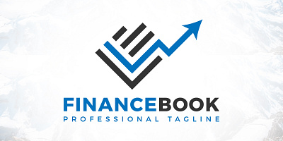 Minimal Finance Book - Accounting Financial Logo Design funding fundrising