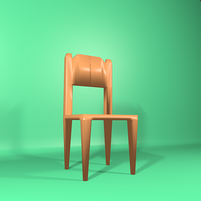 Chair 3D Illustration illustration