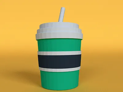 3D Cup Illustration 3d cup illustration