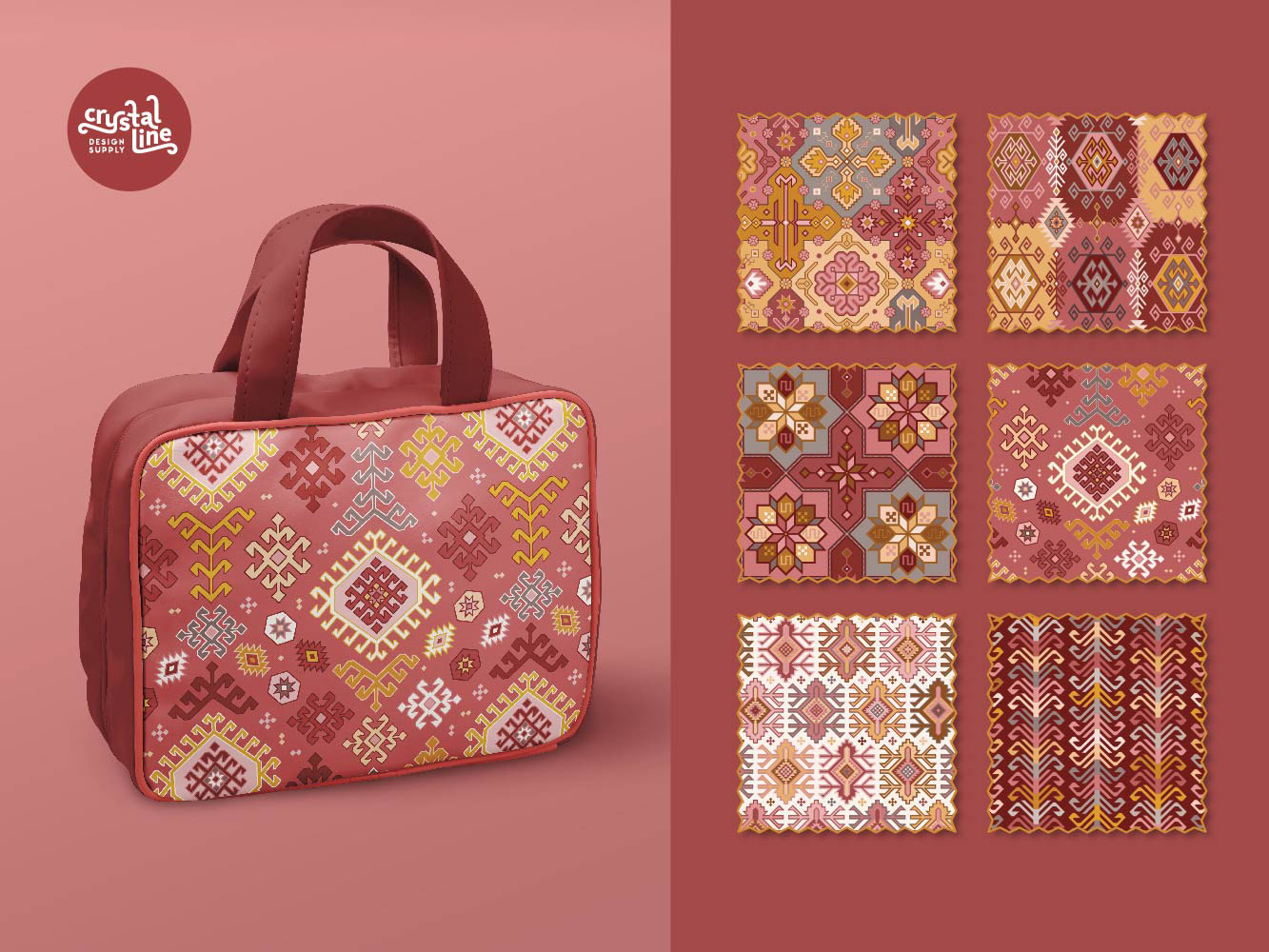 Kilim Bohemian Patterns Vol.3 art background bohemian colorful culture decorative ethnic geometric islamic motif ornament pattern design print repeat seamless pattern shop surface design tile traditional vector