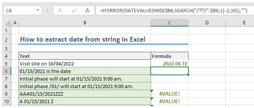 full-guide-to-extract-date-from-a-text-string-in-excel-by-basic-exceltutorial-on-dribbble