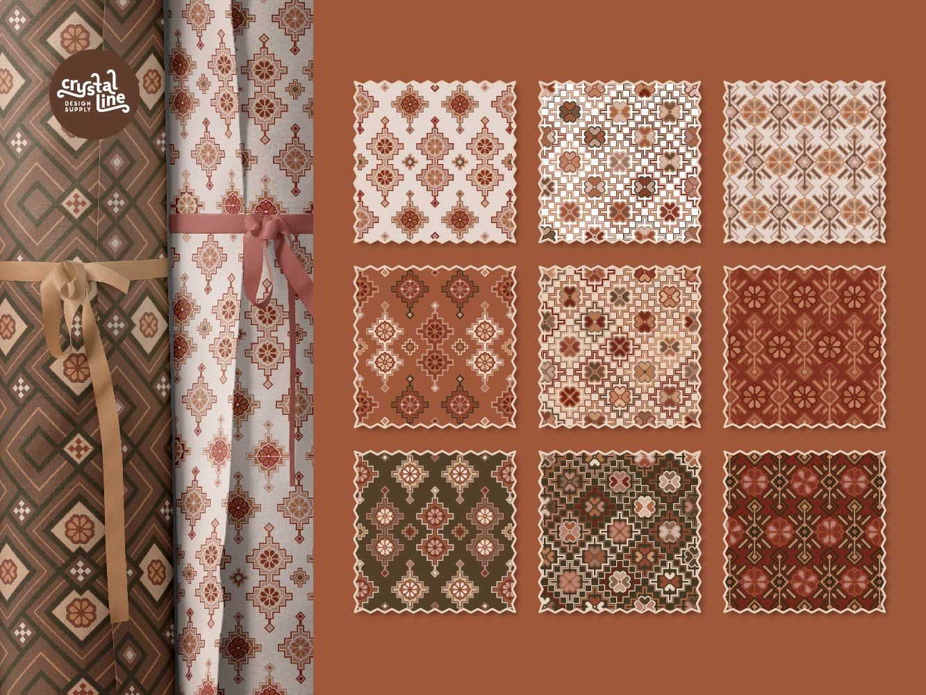 Kilim Bohemian Patterns Vol.2 art background bohemian colorful culture decorative ethnic geometric islamic motif ornament pattern design print repeat seamless pattern shop surface design tile traditional vector