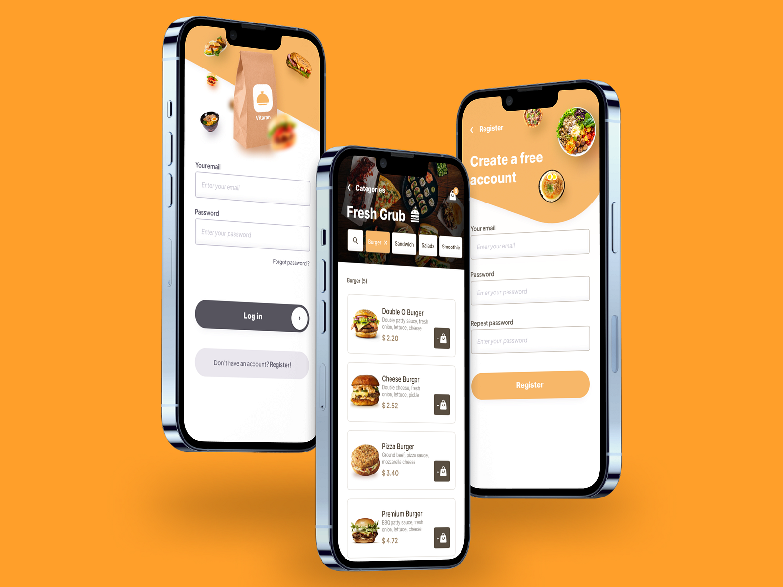 Food Delivery App by Alfred sam on Dribbble