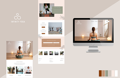 Infinity - Landing Page branding ui user experience user interface ux