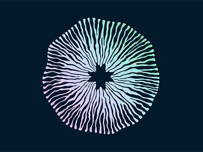 Udmtravel branding deep forest graphic design logo logotype magic mark meditation mushroom sign tourism travel trip ui