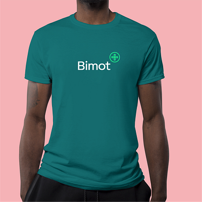 Bimot Pharmacy health care branding logo obatom phamarcy pink