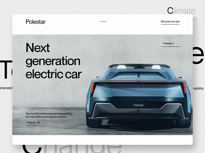 Full Landing page for s e-commerce website in minimalistic style 2023 car design 2023 website design app branding creative design design figma flat graphic design hero section landing page minimal minimalistic design typography ui ux vector web webdesign website