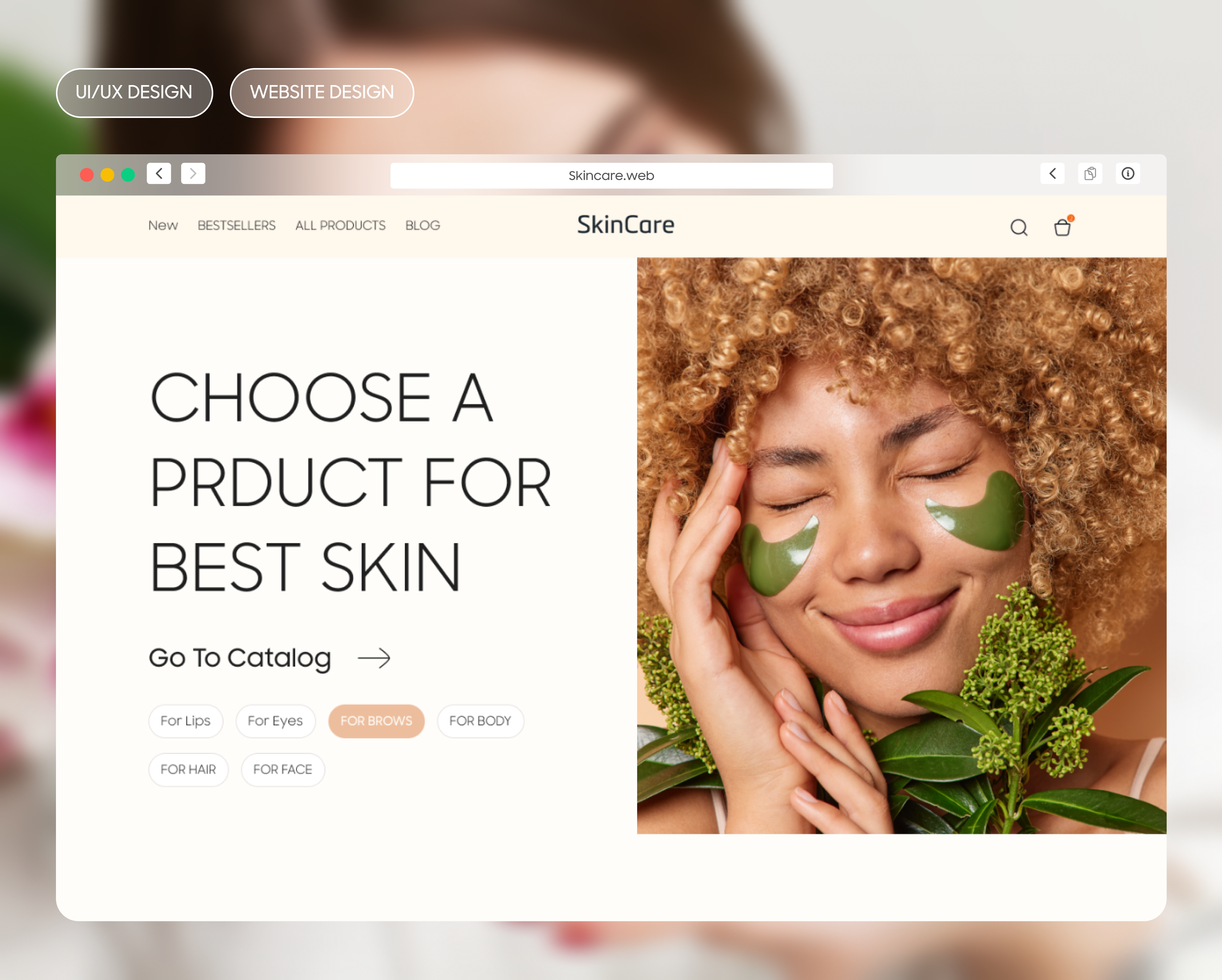 e-commerce website design for Cosmetics store beauty beauty product beauty product website brand design classic ui clean ui design design ecommerce ecommerce website design illustration logo product ui design product website design ui design uiux design ux design web design web ui website design website ui design