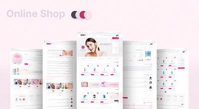 Website Online Shop app application beauty design graphic design online shop skin ui ui design ui ux ux web website