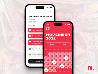 Personal Task Manager Mobile IOS App app calendar dashboard design interface ios mobile task management tasks user interface uxui