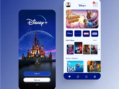 Disney Hotstar App Ui cartoonappdesign disnepdesign disneyapp mobileappdesign ottapp