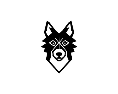 Minimalistic Wolf Logo branding design graphic design icon illustration logo typography ui ux vector
