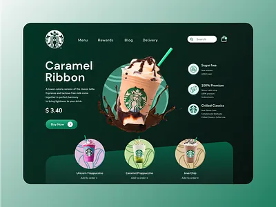 Starbucks Web Ui branding coffee figma starbucks starbuckswebui ui webui