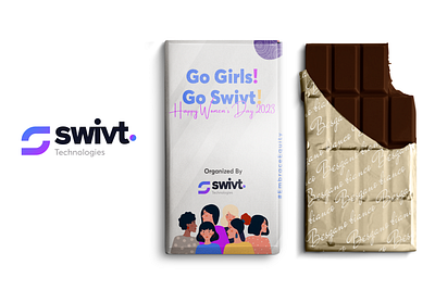 Women's Day Chocolate Wrapper Design. branding chocolate wrapper creative design graphic design women womens day