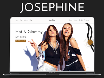 Josephine | Clothing Store case clothing clothing shop clothing store e commerce ecommerce fashion fashion shop fashion store online shop online store shop shopping shopping store store ui ui design uiux web design website