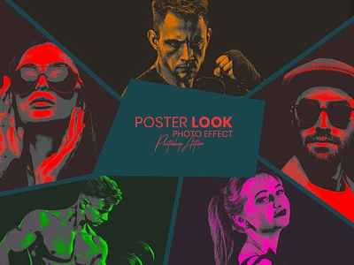 Poster Look Photoshop Actions abstract actions animation art branding design drawing graphic design illustration look motion graphics mrikhokon photo effect photoshop photoshop action photoshop actions poster poster look