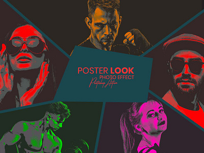 Poster Look Photoshop Actions abstract actions animation art branding design drawing graphic design illustration look motion graphics mrikhokon photo effect photoshop photoshop action photoshop actions poster poster look