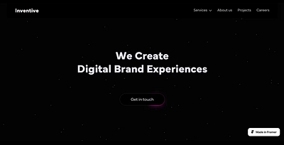 Design Agency Landing Page