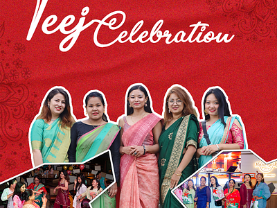 Teej Celebration Social Media Design. branding creative design graphic design modern post design social media social media design