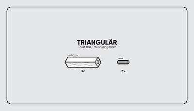 TRIANGULÄR 3d assembly assembly instructions design funny ikea illusion illustration optical optical illusion triangle