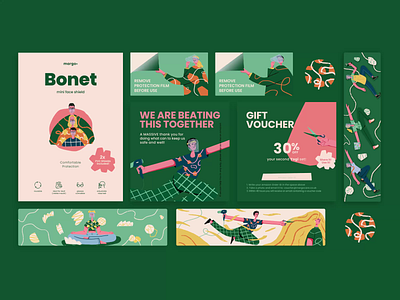Margo – Brand Identity & Packaging animation brand brand guide branding characters covid hero idendity illustration logo manual packaging shapes showreel