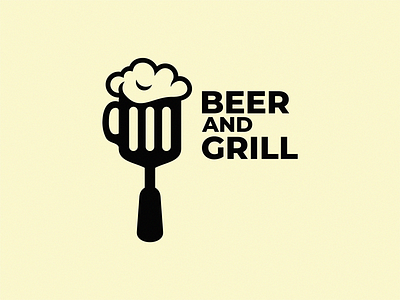 Beer & Grill beer grill logo