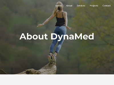 About Dyna-Med. animation design ui wordpress