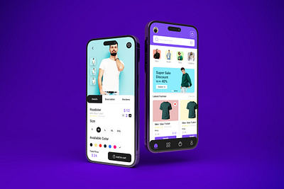 fashion e-commerce app branding design e commerce mobile app typography ui uiux ux