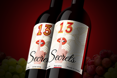 Wine Label Design branding design illustration illustrator typography vector