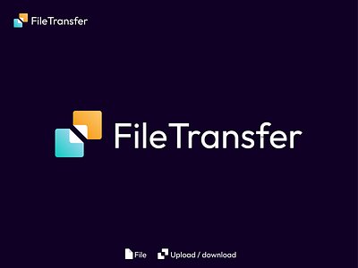Logo - FileTransfer download email file files filetransfer mail send sending share sharing transfer upload wetransfer