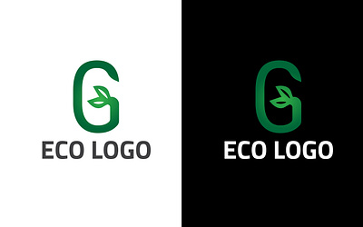 Green Logo Eco Logo Nature Logo G Letter Logo nature logo