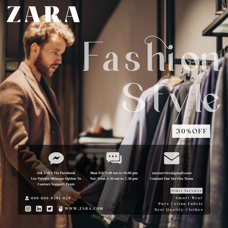 Zara Fashion Design by Nil Jayani on Dribbble