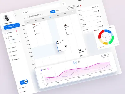 Student Dashboard admin admin dashboard admin interface admin panel admin ui analytics chart dashboard dashboardui dashborad dashbroad design graphs minimal sidebar stats ui design ui ux design user ux design
