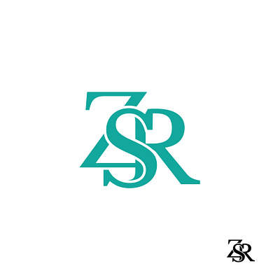 "ZSR" or "ZRS" typography logo 3d logo abstract brand logo branding graphic design logo minimalist modern vector vintage