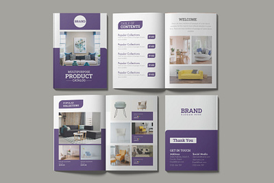 A4 Product Catalog Brochure Design brochure clean graphic design layout minimal print product catalog template