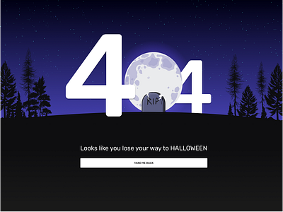 404 page 404 404 page design figma halloween illustration landing landingpage nft nft project special page ui ui design ux ux design uxui vector