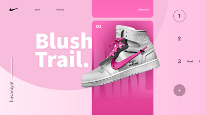 Blush Trail. adobe photoshop app branding design graphic design illustration logo ui ux vector