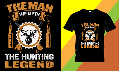 The man the myth T-Shirt Design animation awesome branding graphic design logo motion graphics mountain vintage