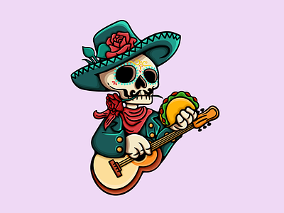 Mariachi Skull designs, themes, templates and downloadable graphic ...