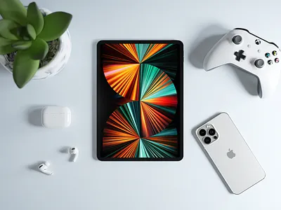 Mockup Ipad branding graphic design