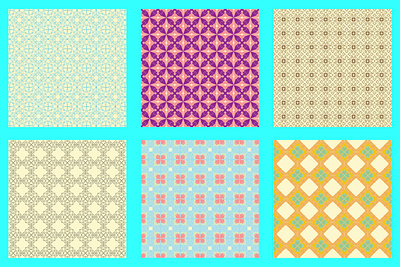 KDP Geometric Coloring Pattern print