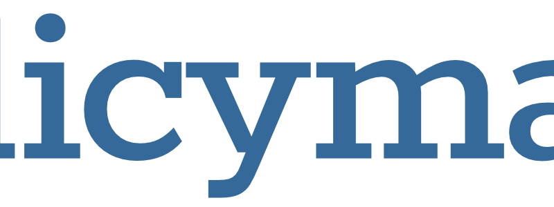Policymakr logo branding design logo typography vector website