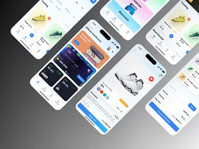 Ecommerce App Design Concept app branding design illustration typography ui ux