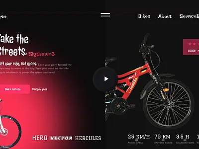 Slytherin Bicycles branding logo ui