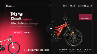 Slytherin Bicycles branding logo ui