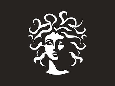 Medusa Of The Gorgon 2d adobe app branding design graphic design graphicdesigner icon illustration logo logos mascot vector