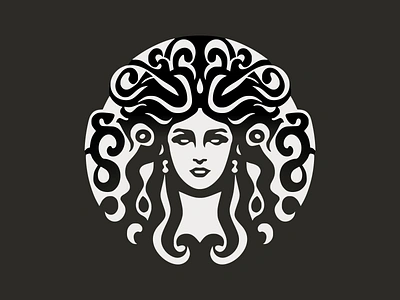 Medusa Of Gorgon 2d adobe illustrator app branding design designer graphic design icon illustration logo mascot medusa vector