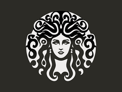 Medusa Of Gorgon 2d adobe illustrator app branding design designer graphic design icon illustration logo mascot medusa vector